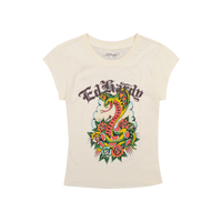 Rose Cobra Cap Sleeve Tee