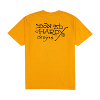 edhardyoriginals S/M / VTG Orange Oversized Dolphin Girl Tee