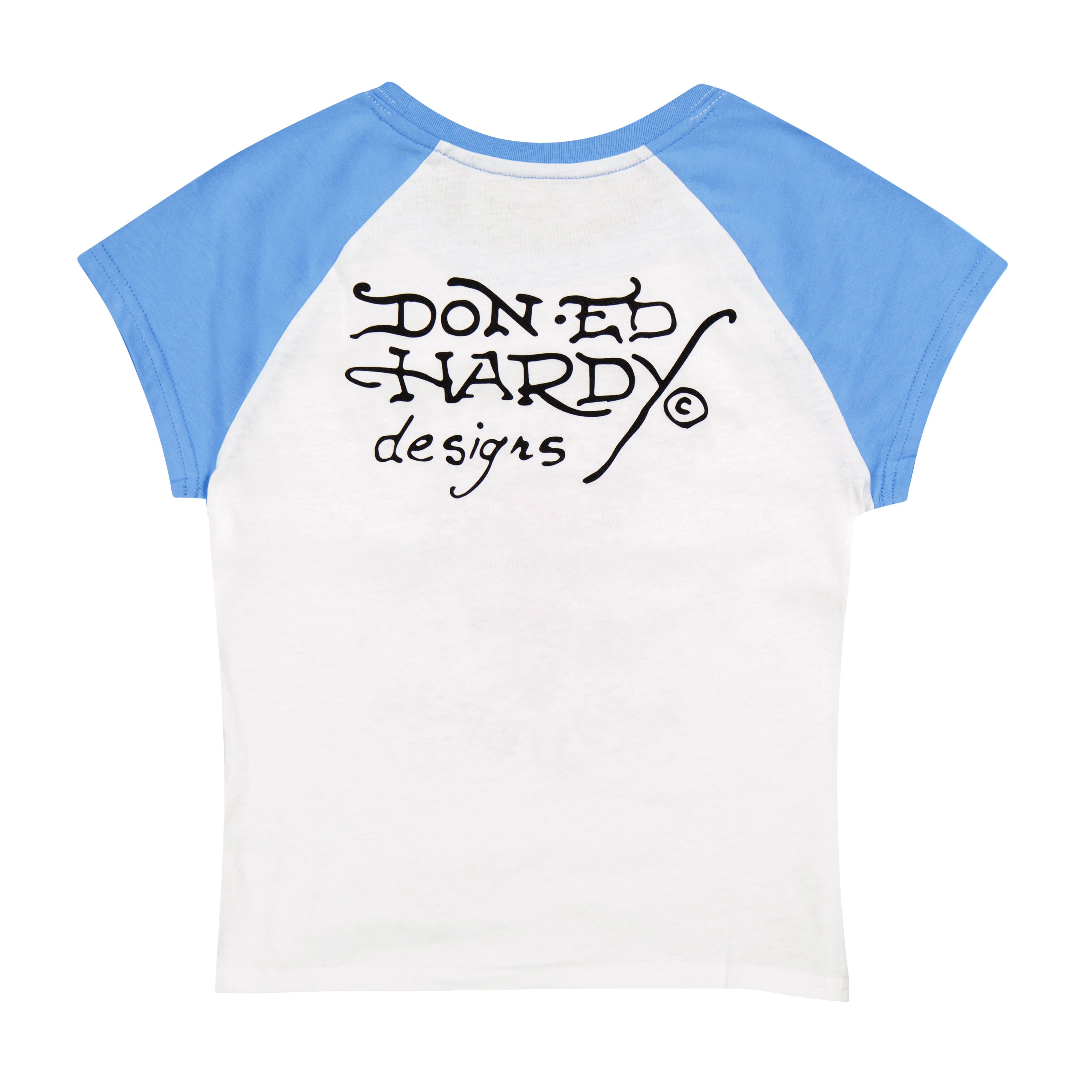 Devil Flower Raglan Cap Sleeve Tee