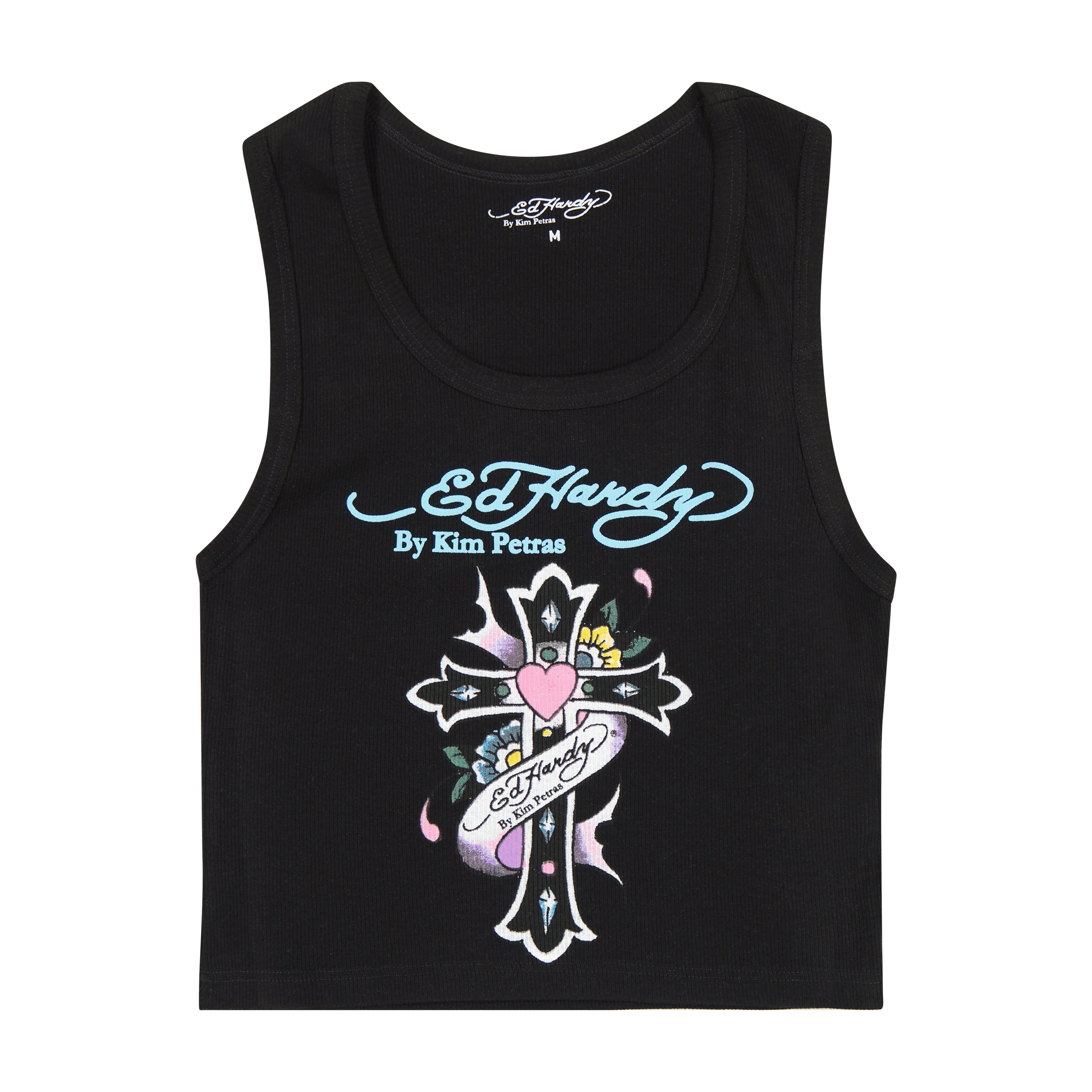 edhardyoriginals S / BLACK Cross Tank Top