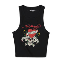 edhardyoriginals S / Black LKS Black Rib Tank Top
