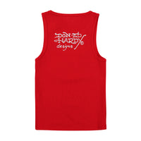 edhardyoriginals XS / CHERRY Cross Rhinestone Tank Top