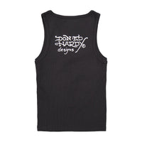 edhardyoriginals XS / BLACK Fun Dagger Rhinestone Tank Top
