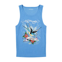 edhardyoriginals XS / POWDER BLUE Swallow Tank Top