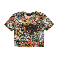 edhardyoriginals XS / MULTI Flash Mix Power Mesh Baby Tee