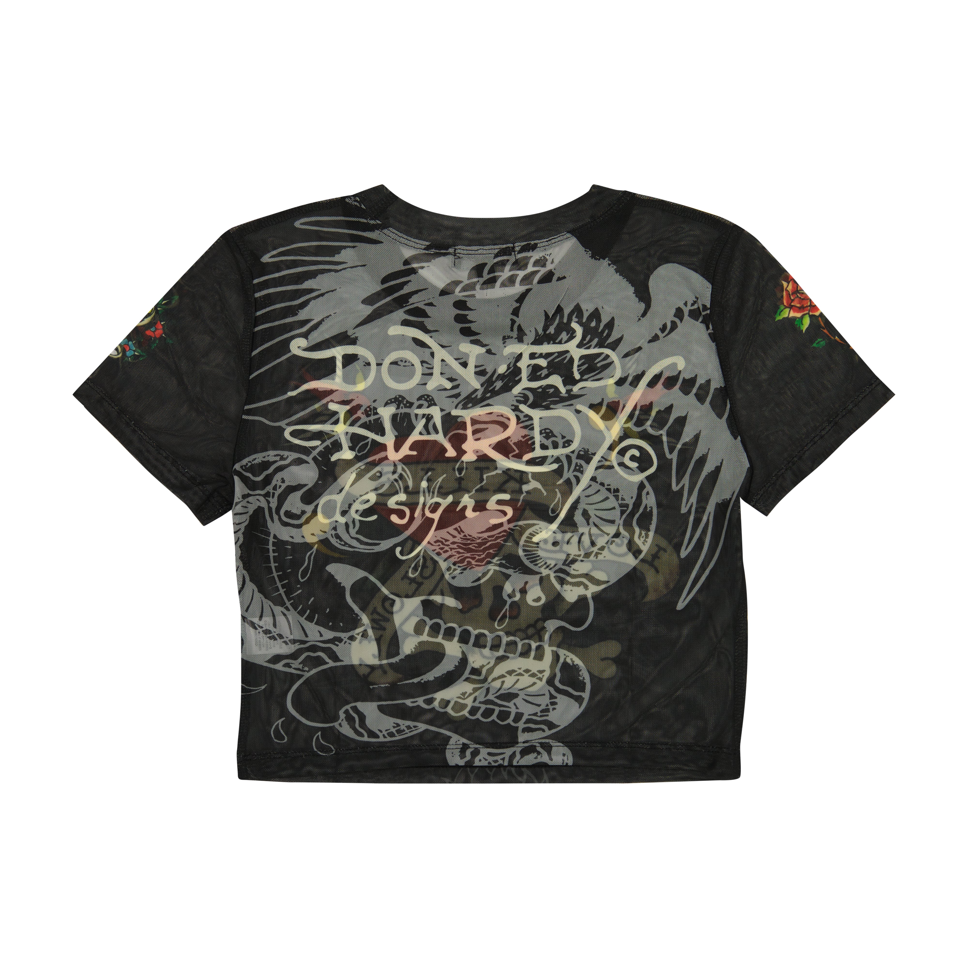 LKS Skull Power Mesh Baby Tee