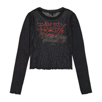 edhardyoriginals XS / Black Mesh Love Eternal Long Sleeve