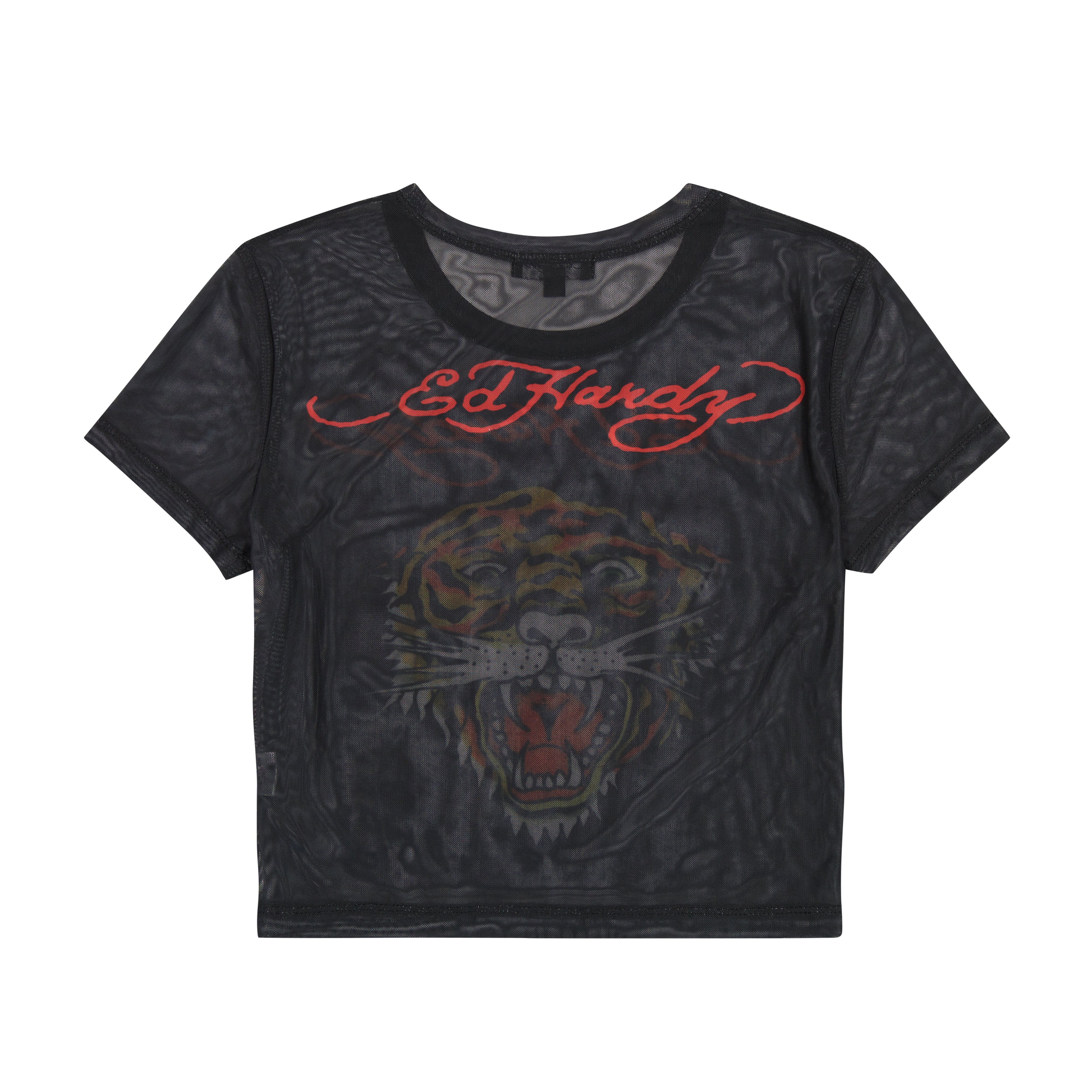 Mesh Tiger Head Baby Tee