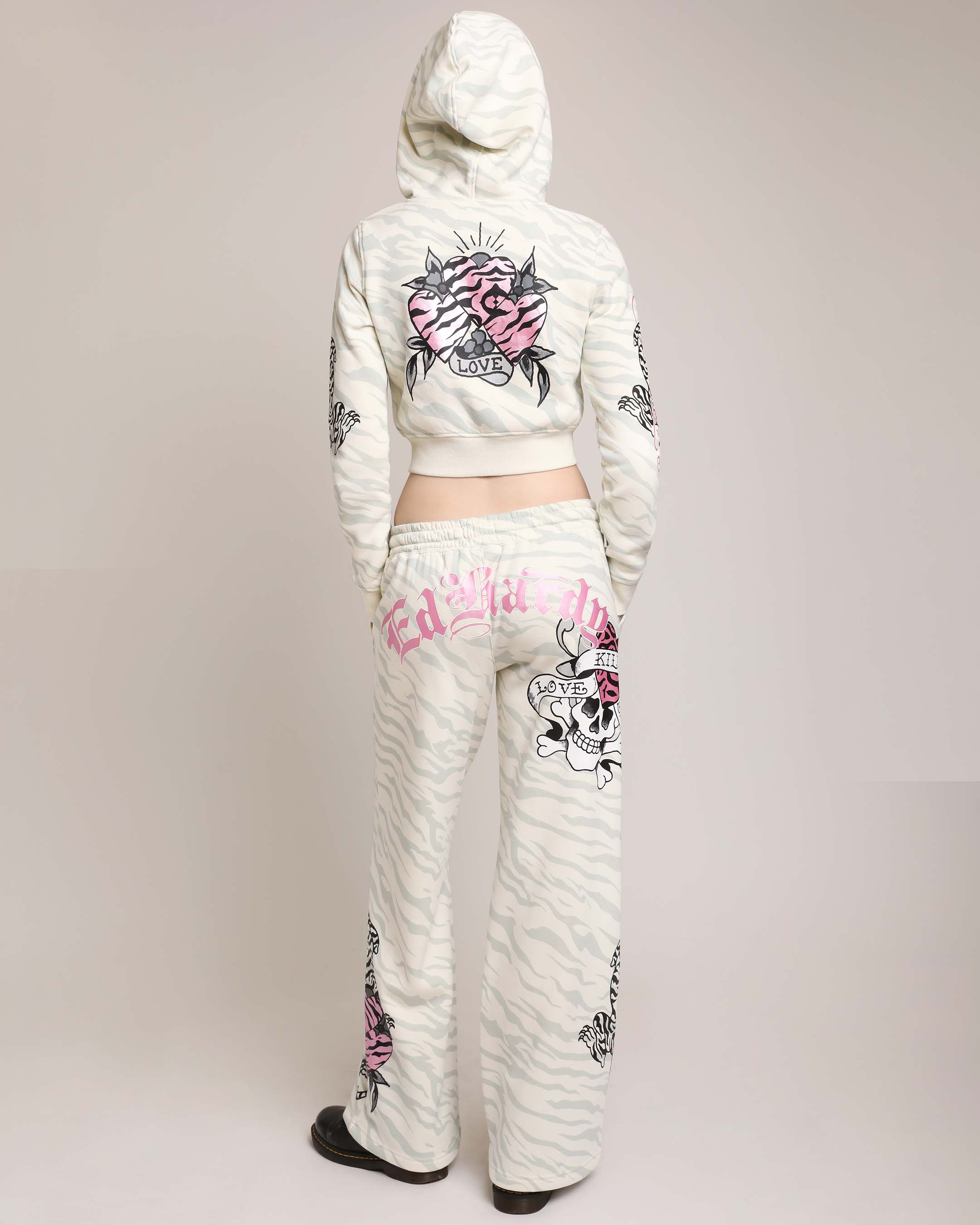LKS Zebra Skull Sweatpant
