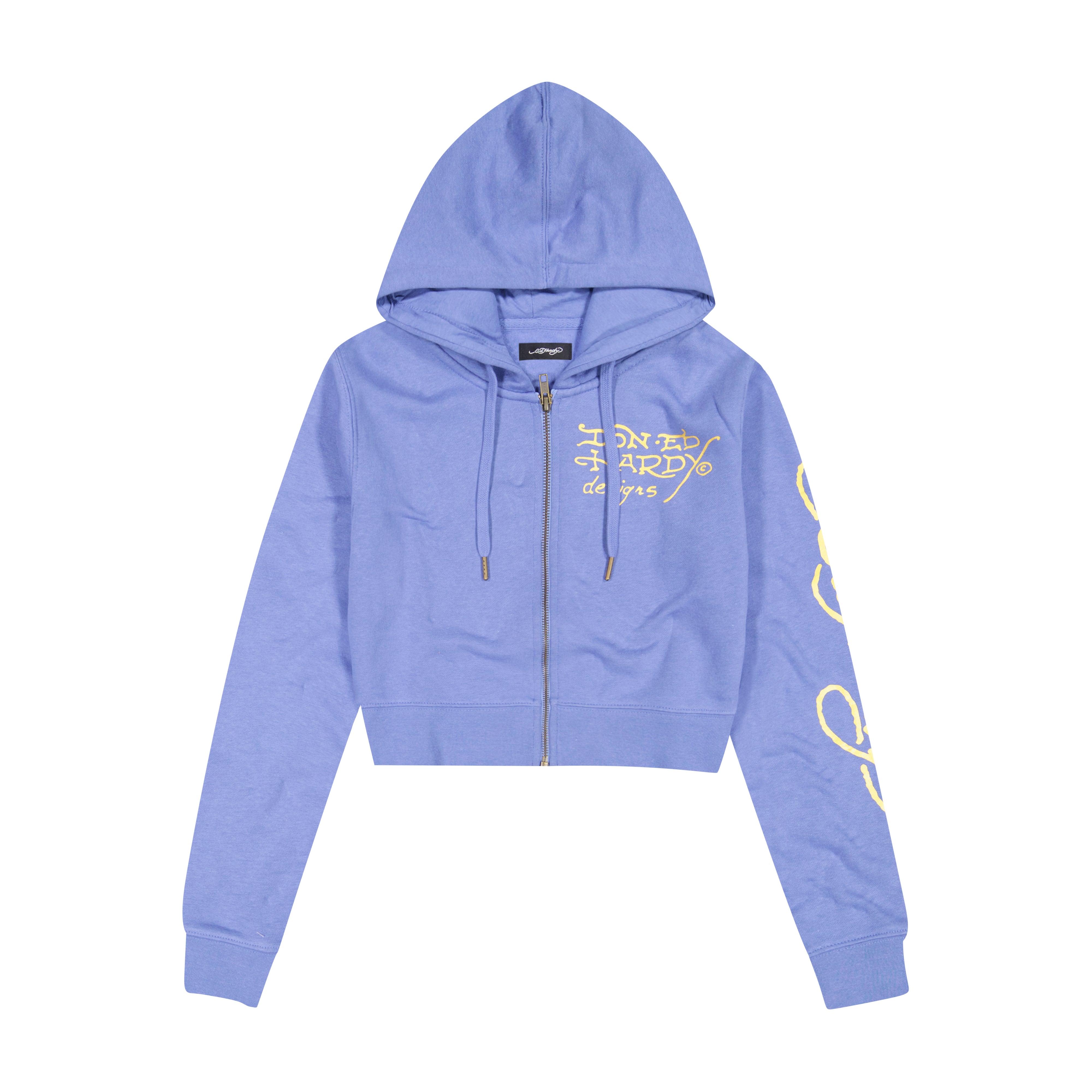 Tiger Lotus Zip Front Hoodie