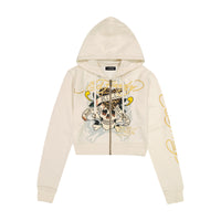LKS Skull Zip Front Hoodie