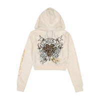 LKS Skull Zip Front Hoodie