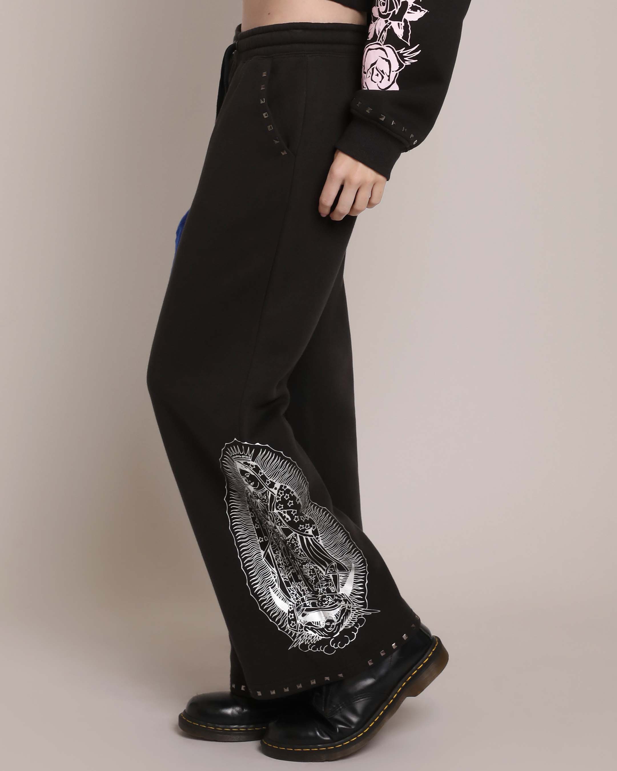 Mary heart pants ブラック Mary Pant - Faded Black