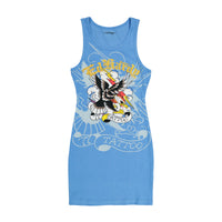 edhardyoriginals XS / POWDER BLUE 77 Eagle Rib Tank Dress