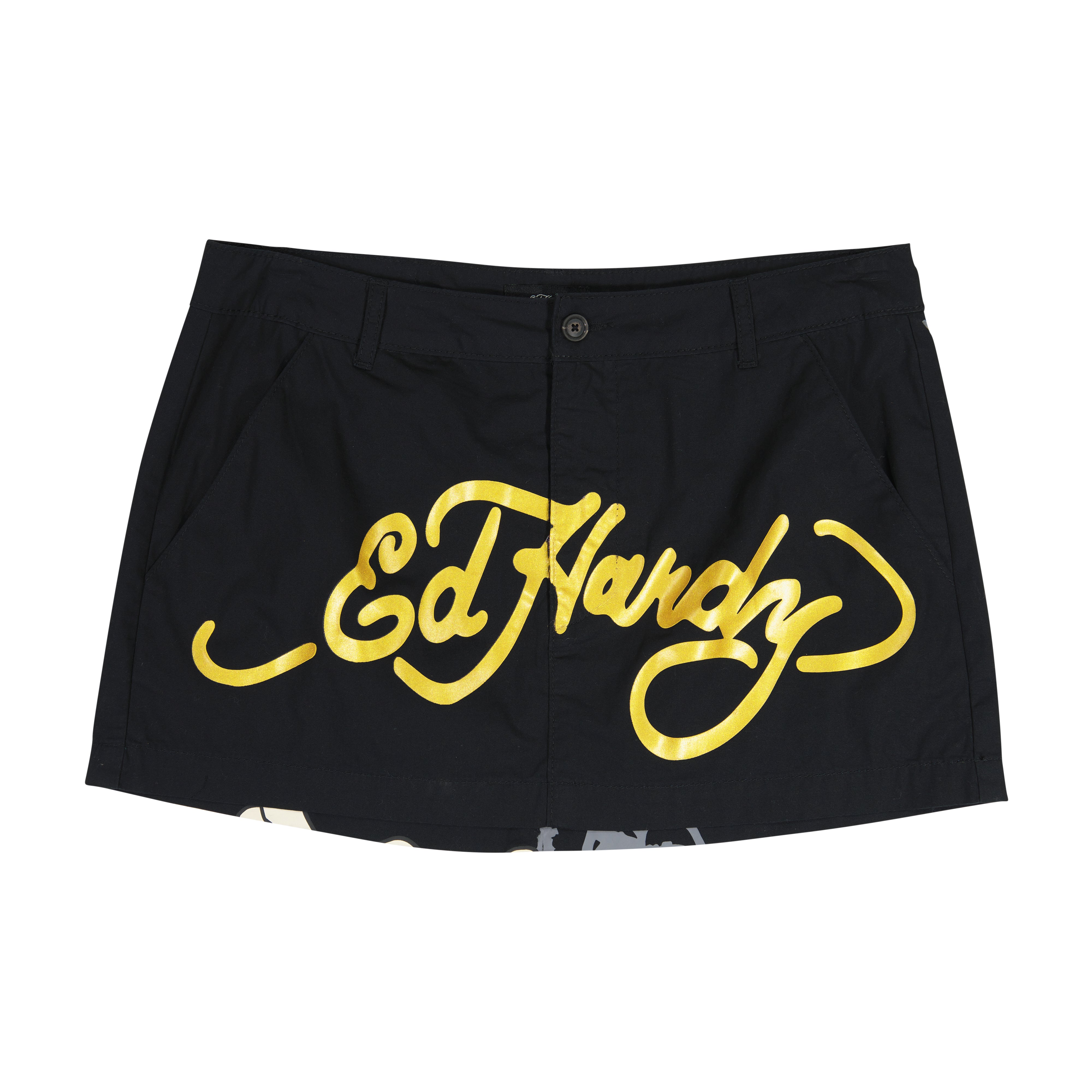 LKS Skull Poplin Mini Skirt