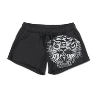 edhardyoriginals XS / Black Tiger Swallow Fleece Sweatshort