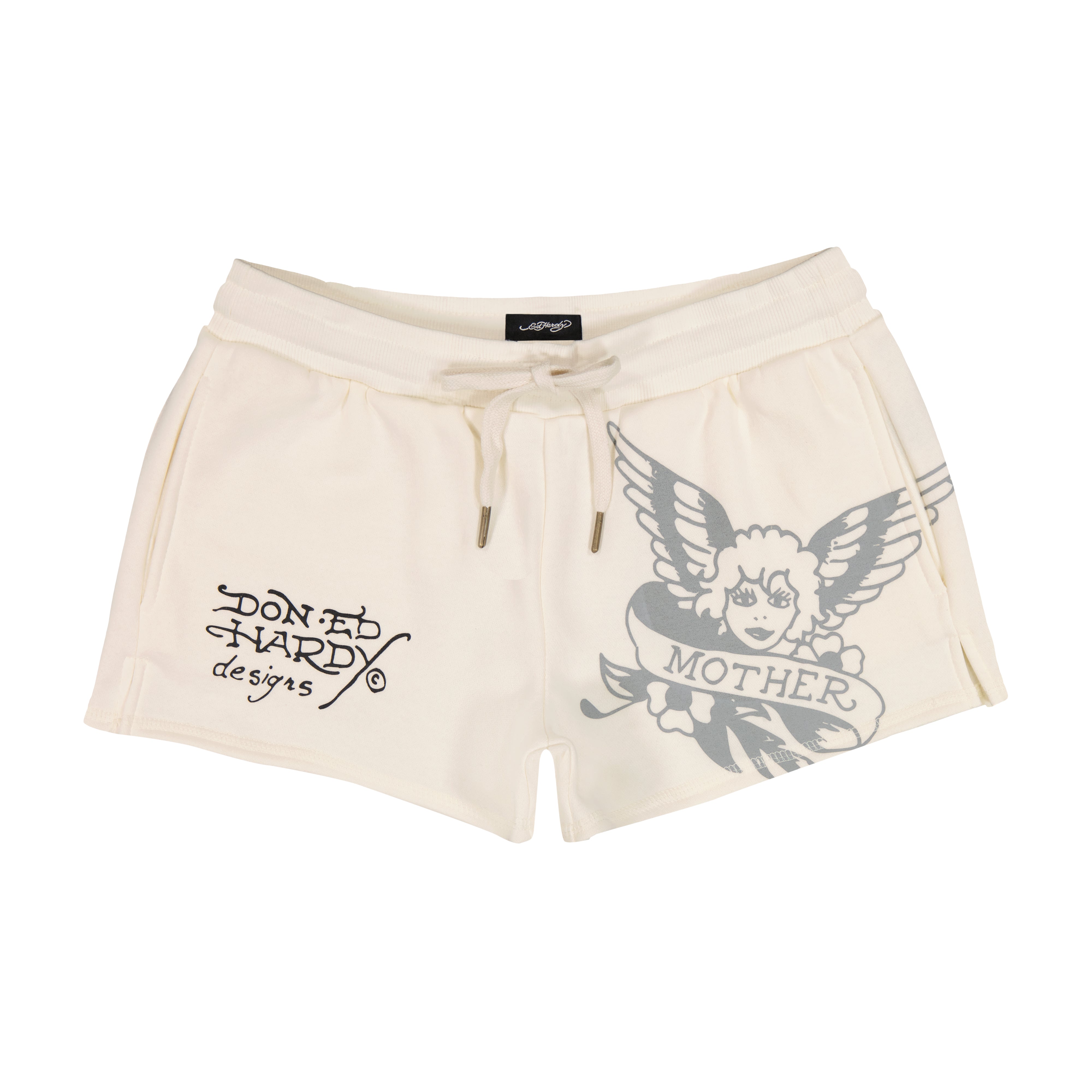 edhardyoriginals XS / IVORY Sacred Heart Fleece Short
