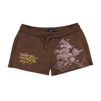 edhardyoriginals XS / COCOA Tiger Mountain Fleece Short