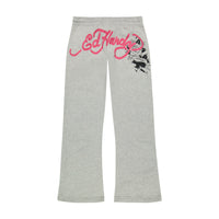 edhardyoriginals XS / Heather Grey Rose Heart Sweatpants