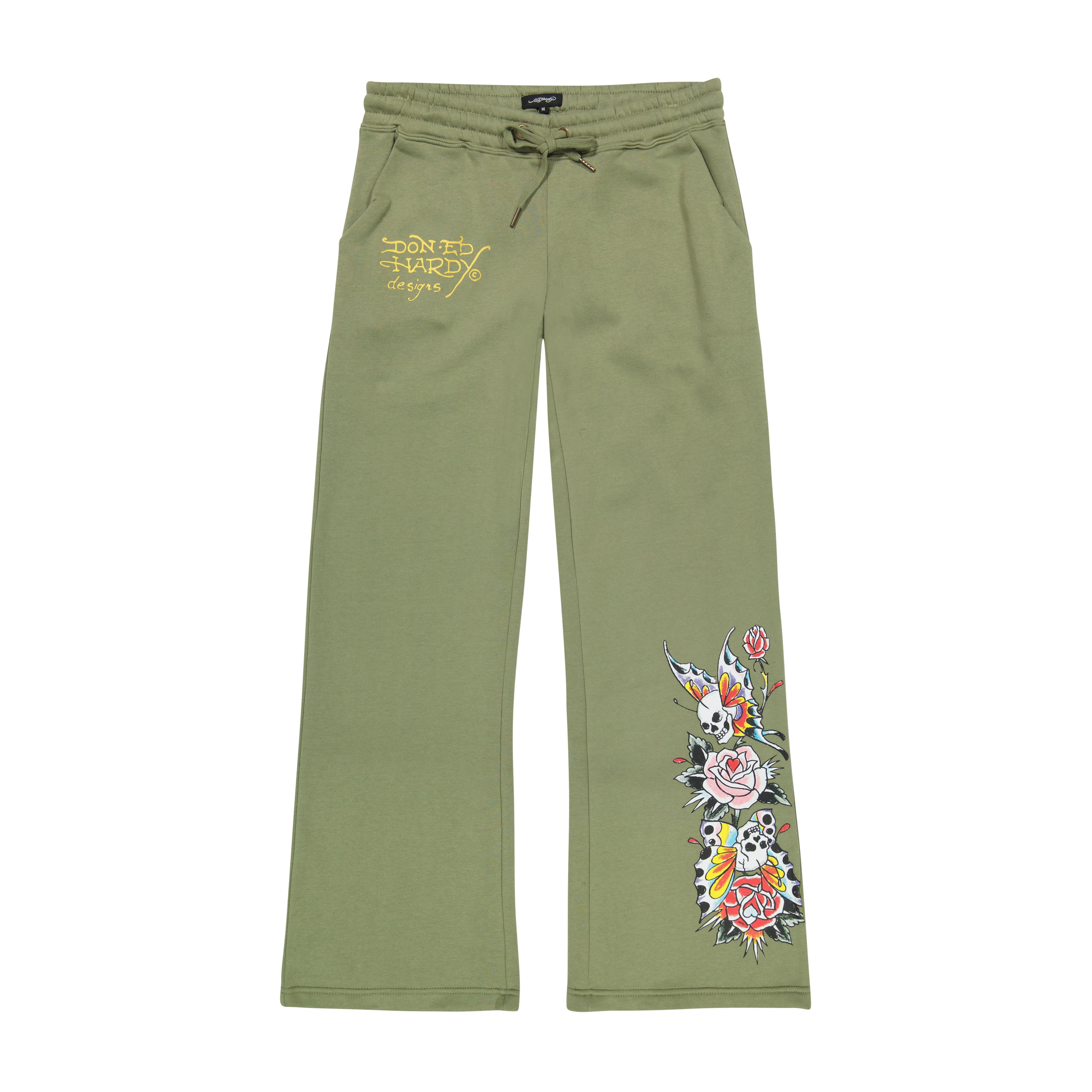 edhardyoriginals XS / Light Olive Butterfly Sweatpants