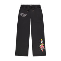 edhardyoriginals S / BLACK Dagger Heart Sweatpants - Black