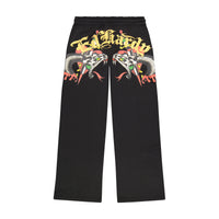 edhardyoriginals S / BLACK Heart Snake Sweatpants