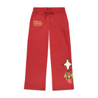 edhardyoriginals S / DARK CHERRY Sacred Heart Sweatpants - Dark Cherry