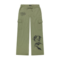 edhardyoriginals M / LT OLIVE Dragon Dagger Cargo Sweatpants