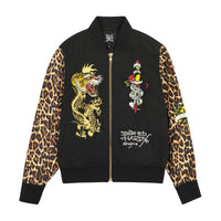 edhardyoriginals XS / BLK LEOPARD Tiger Dagger Souvenir Jacket