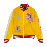 edhardyoriginals XS / GOLD WHITE Koi Cranes Souvenir Jacket