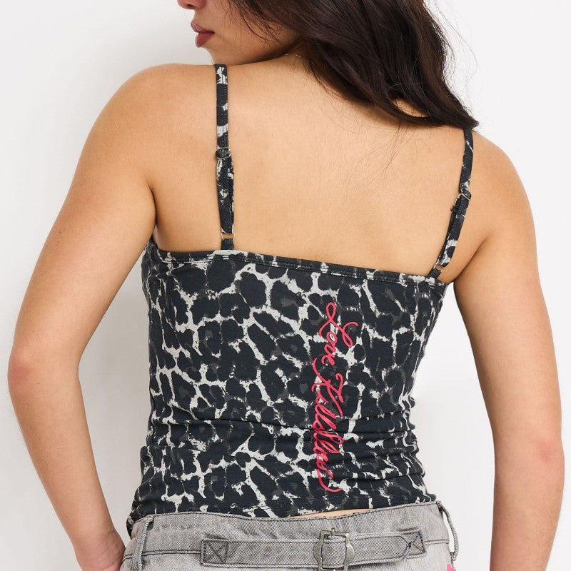 Panther Stretch Cotton Cami