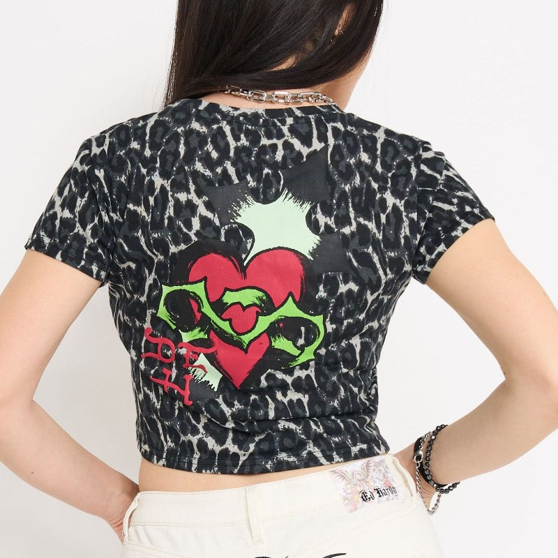 Sacred Heart Puffed Heart Baby Tee