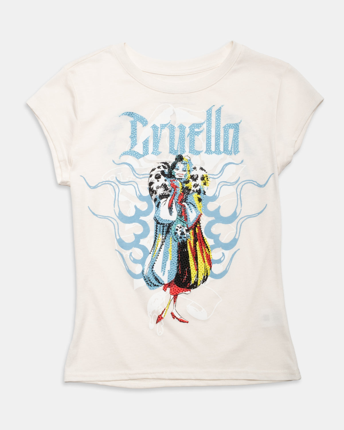Cruella Flame Rose Fitted Tee