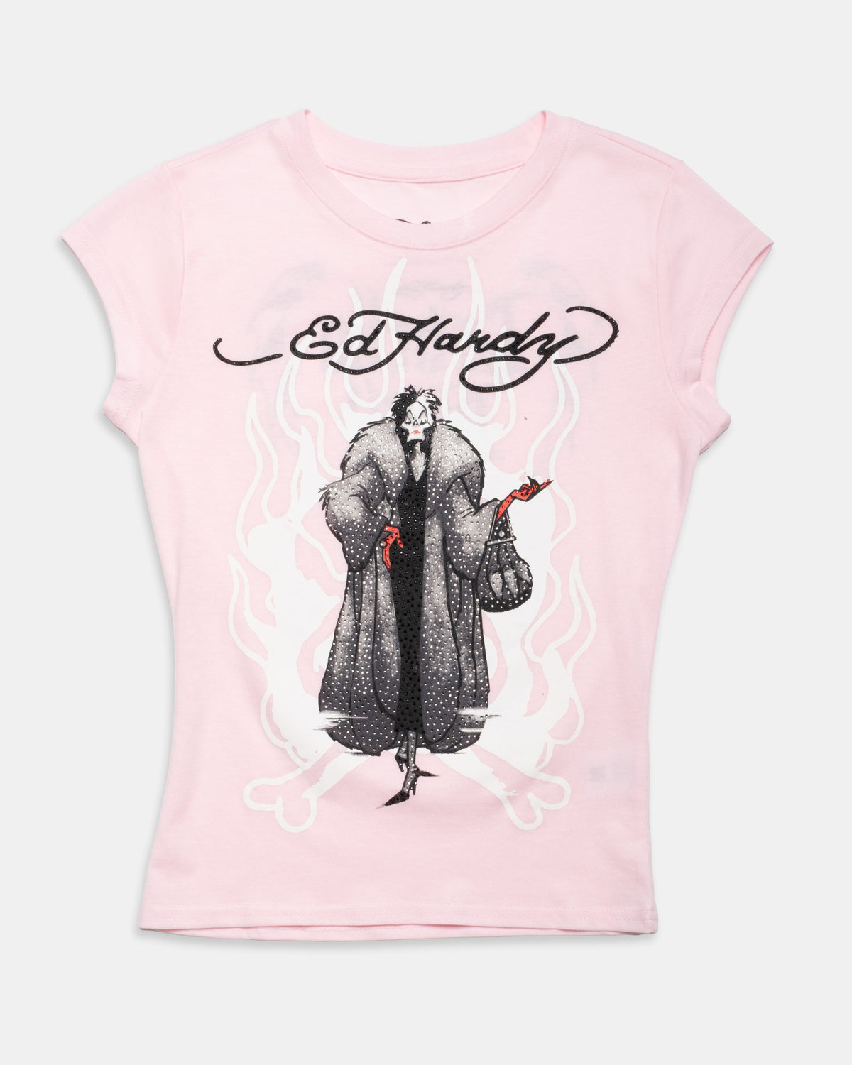 Cruella Flame Wings Cap Sleeve Tee