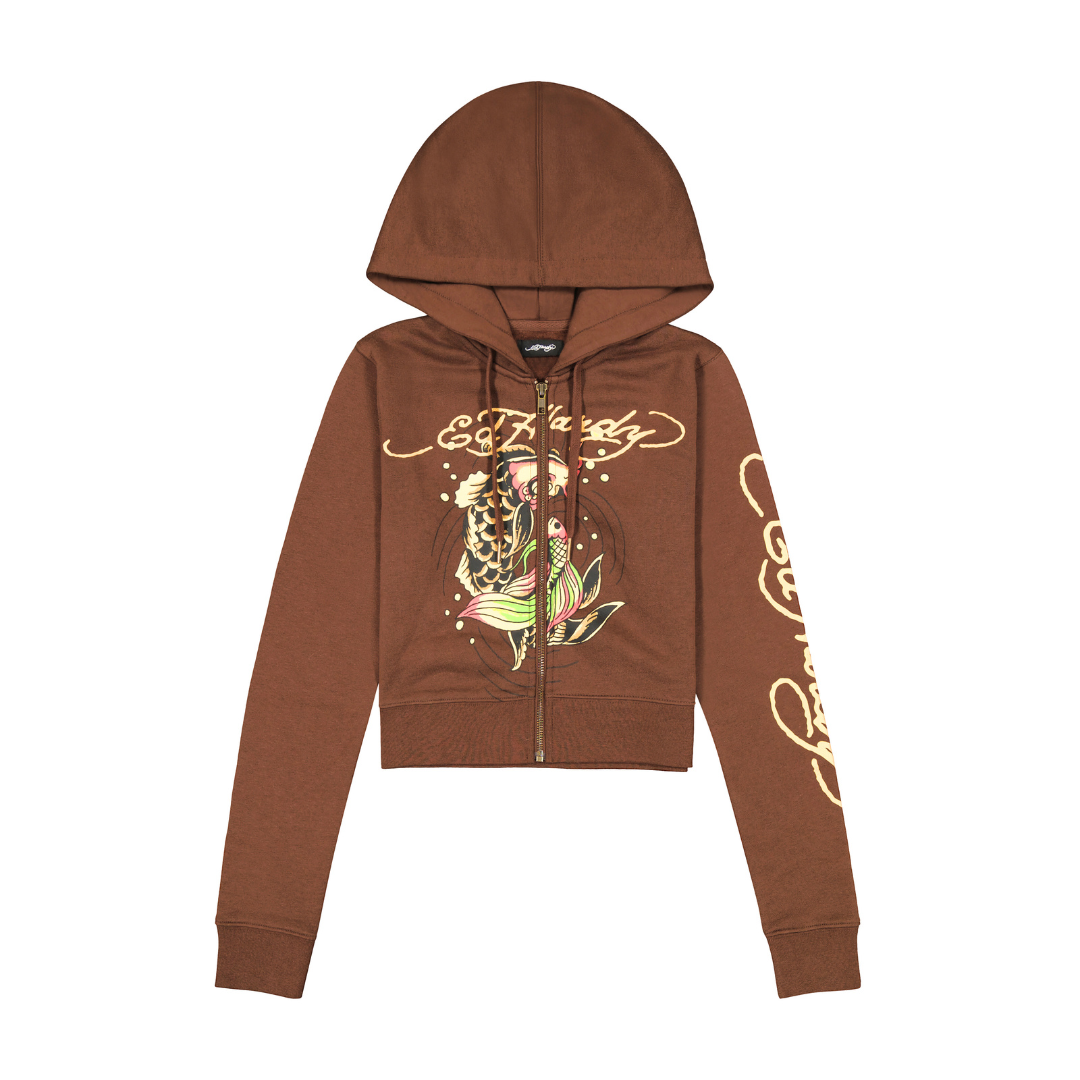 トップス Y2K ED HARDY sweat foodie setup co Ed Hardy Love Kills Slowly Zip Up Hoodie – epicstores