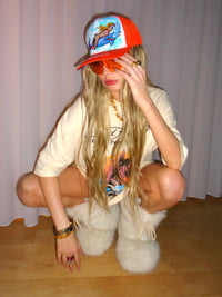 edhardyoriginals OS / ORANGE Dolphin Girl Hat