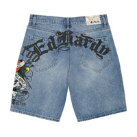 edhardyoriginals 30 / LIGHT WASH LKS Skull Skater Short