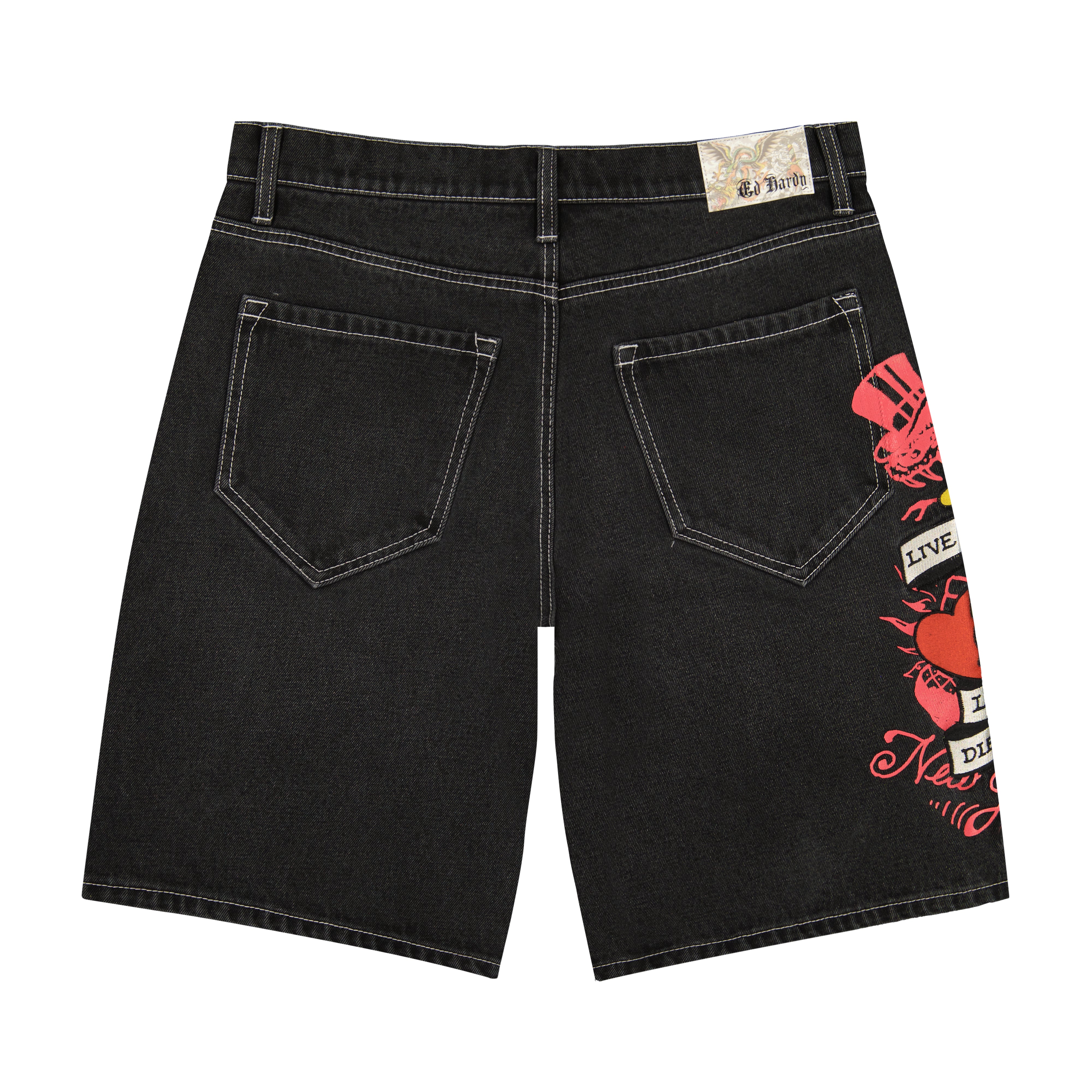 Live Fast Skater Short