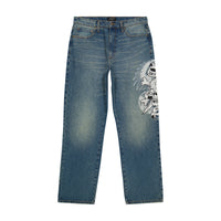 edhardyoriginals 30 / Medium Tint DG Skull Loose Fit Jean