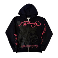 Flames Rhinestone Hoodie