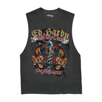 edhardyoriginals S / VTG GREY Dr. Feel Good Mens Cutoff Tee