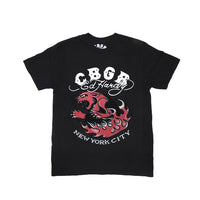 edhardyoriginals S / BLACK CBGB Panther Flame Boxy Tee