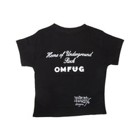 edhardyoriginals S / BLACK CBGB NY Rose Cap Sleeve Tee