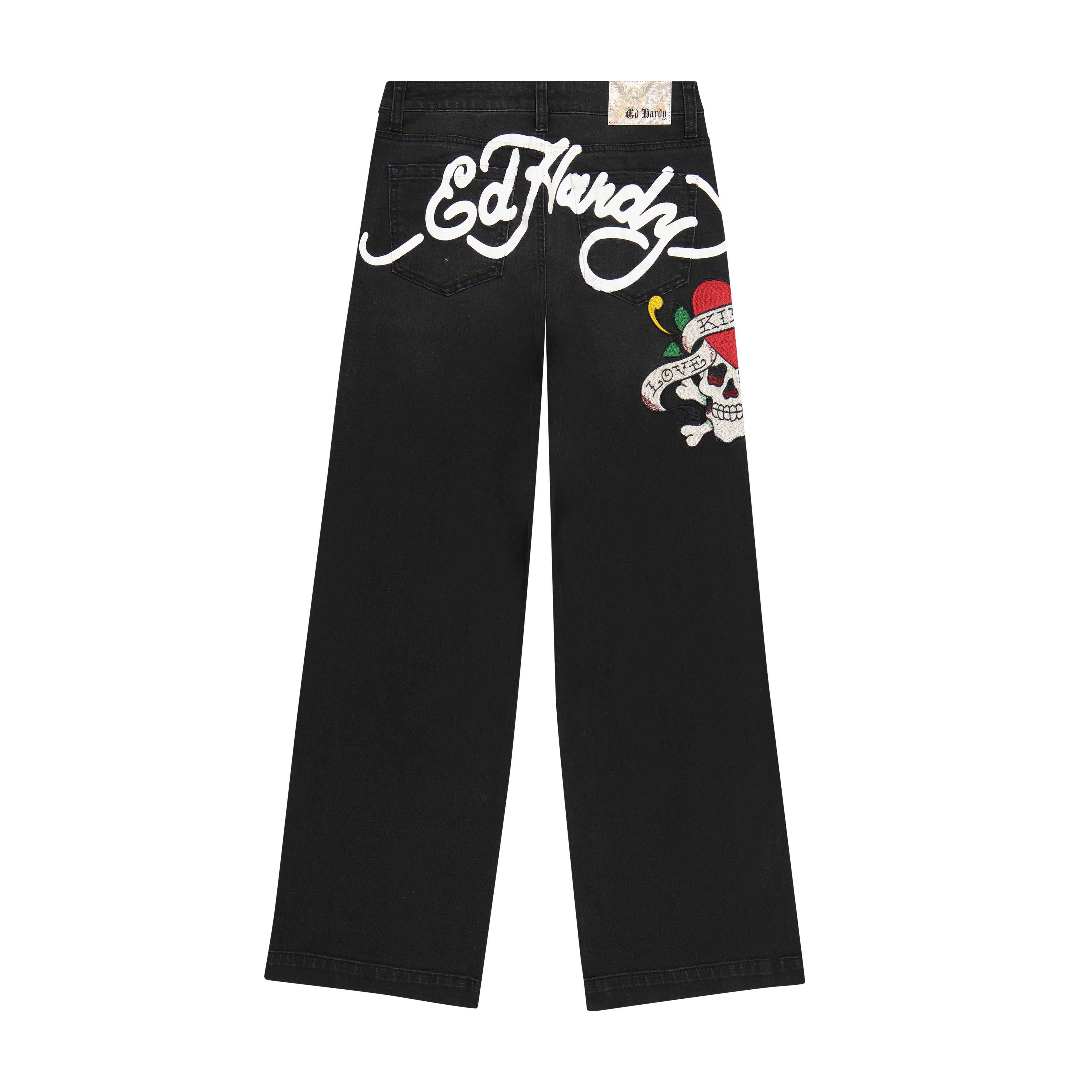 LKS Skull Wide Leg Jean