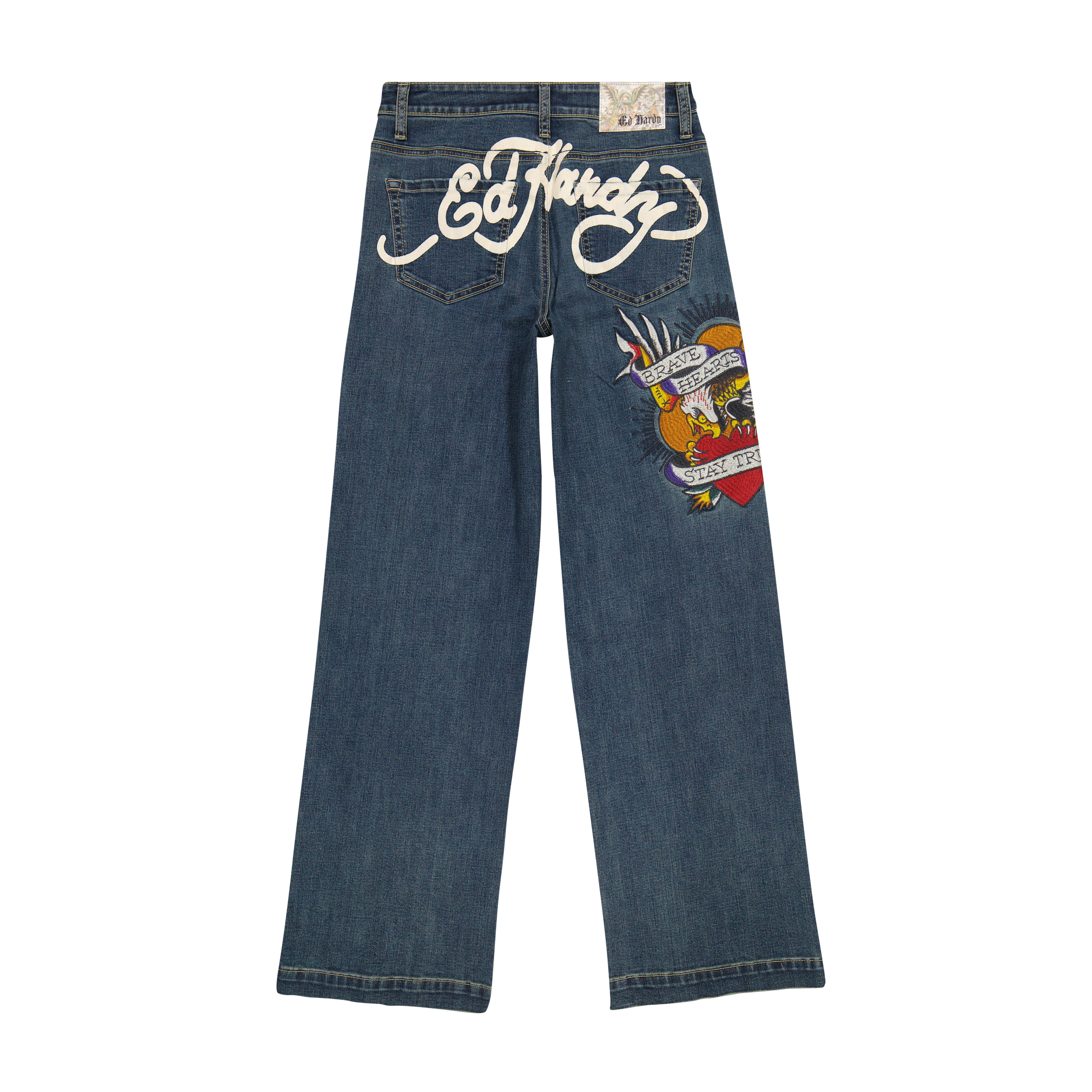 edhardyoriginals 24 / Med Vintage Brave Eagle Wide Leg Jean