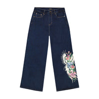 edhardyoriginals S / Y2K MEDIUM Orchids Baggy Jean