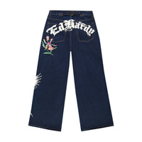 edhardyoriginals S / Y2K MEDIUM Orchids Baggy Jean