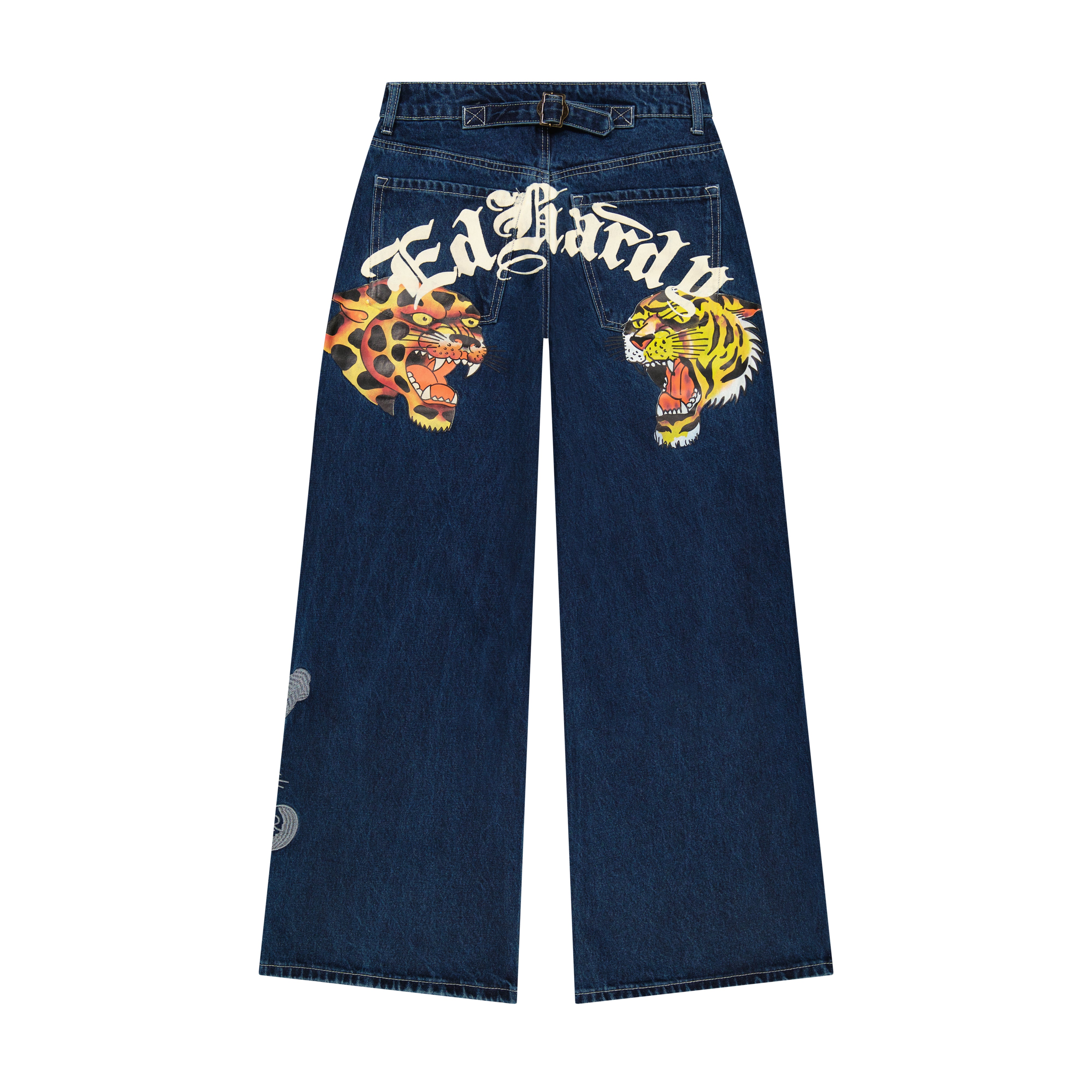 Tiger Leopard Baggy Jeans
