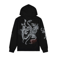 edhardyoriginals S / BLACK Panther Fleece Zip Front Hoodie