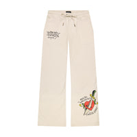 edhardyoriginals S / IVORY Dagger Heart Fleece Sweatpants